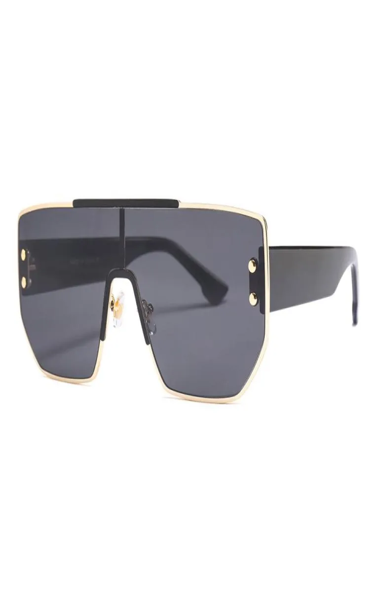 Elciero 2019 Nowy przylot projektantów Outdoor Sunglasss for Men and Women Oversize Unisex Fashion Sun Glasses Uv400 Classic Eyevear7722742