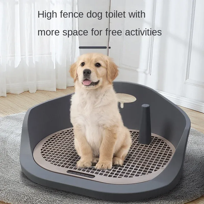 Boxen Hund Pee Tablett Bettpfanne Indoor Einfache Training Urinal Größe Flache Gitter Mit Spalte Pet Abfall Toilette Pool Für hunde