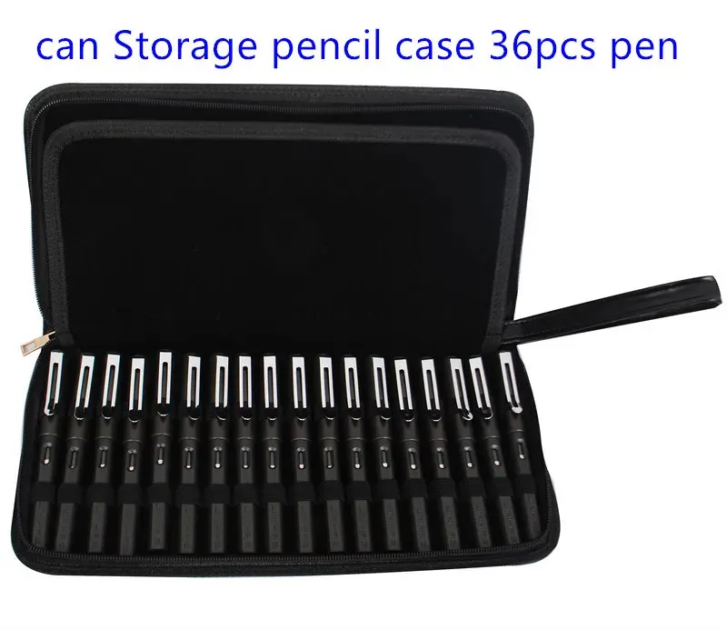 Vulpenetui voor 36 pennen Rits grote capaciteit potlood tas houder potlood tas past in verschillende maten kantoor cadeau 240311