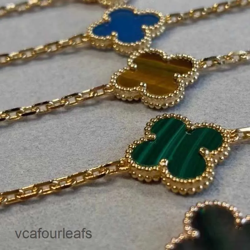 Van Biżuteria Cleef Four Leaf Clover Bransoletka Luxurious Luxury for Men Bracelets Designer dla kobiet projektantki biżuterii Biezro