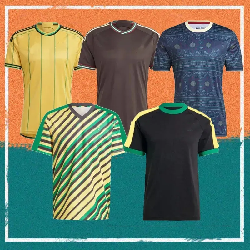 Jamaica 2024 Soccer Jersey Michail Antonio Demarai Gray Daniel Johnson Bobby De Cordova-Reid Joel Latibeaudiere Damion Lowe National Team Home Away Kid Kit