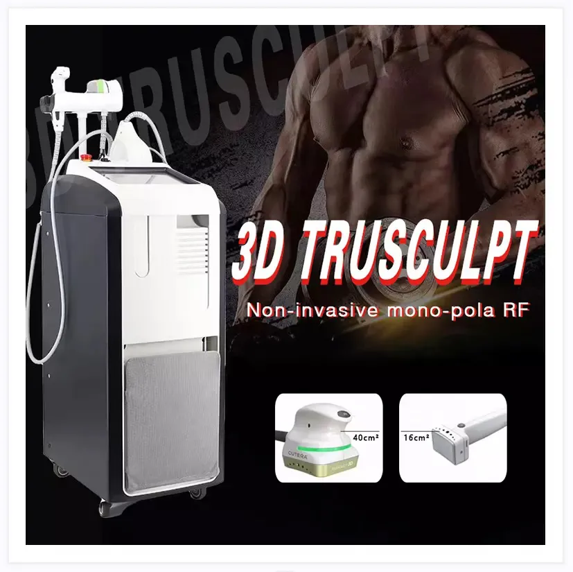 Niveau médical Fat dissolvez la machine rf monopolaire trusculpt id RF brûlant les graisses Trusculpt 3d corps chaud sculptant trusculpt RF serrant la machine de peau