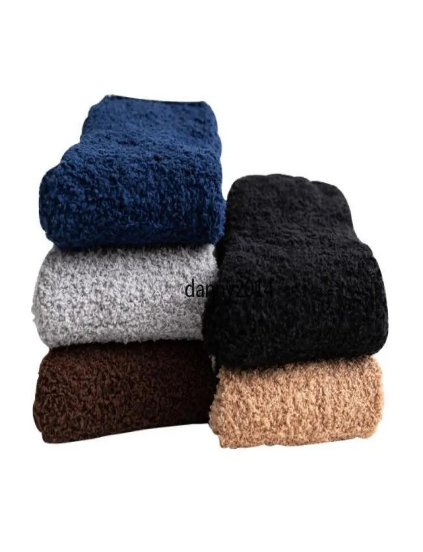 Fuzzy uomo calzini caldi asciugamano in spugna calzino uomo calzino da pavimento maschile pantofola per la casa calza per dormire corallo pile calzino casual XMAS Natale g6341786