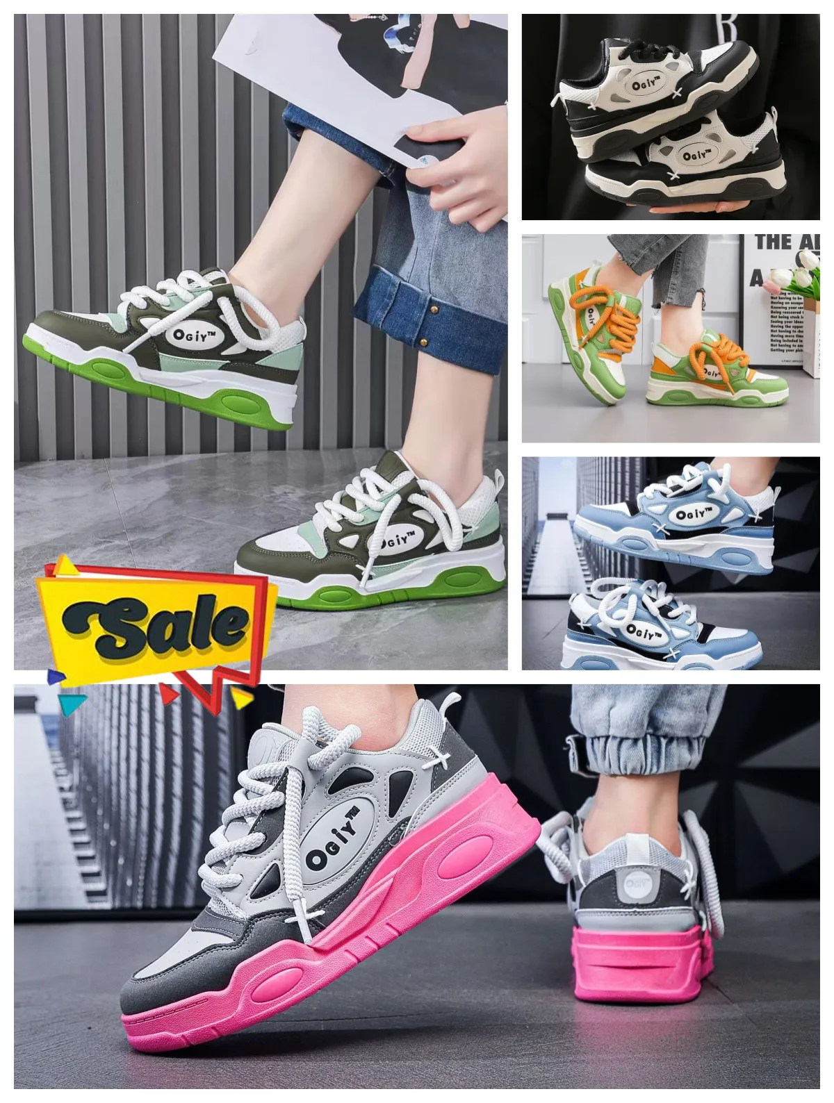 2024 Designer Shoe Lace Up Fashion Platform Sneakers Uomo Nero Bianco Uomo Donna Scarpe casual GAI Taglia 35-45 Scarpe eleganti Spedizione gratuita