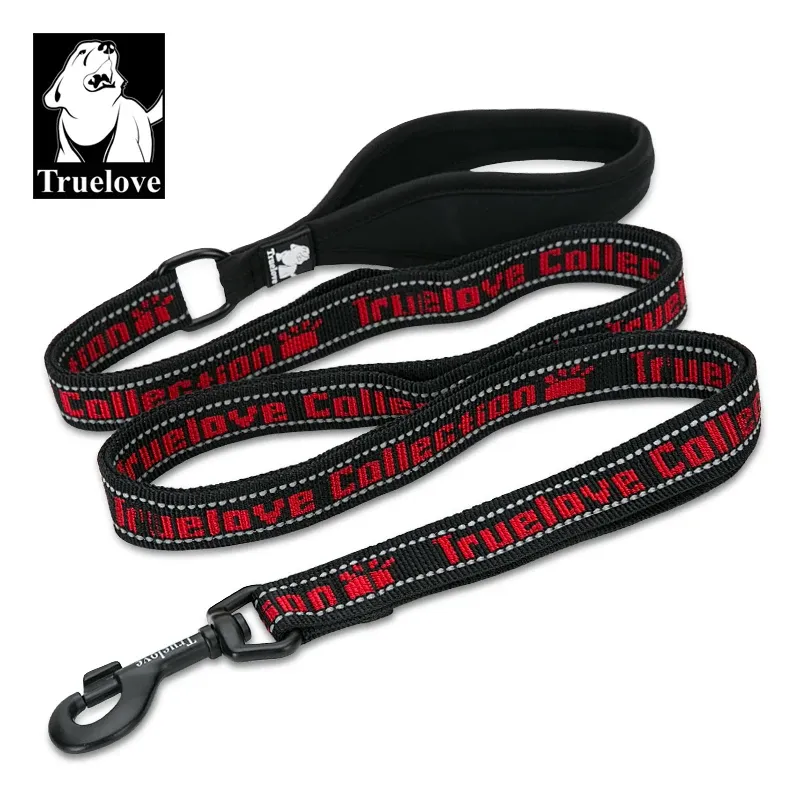 Leases Truelove Pet Dog Leash Nylon Climbing Rope SBR Neoprene för Big Medium Small Dog Walking Tll3071