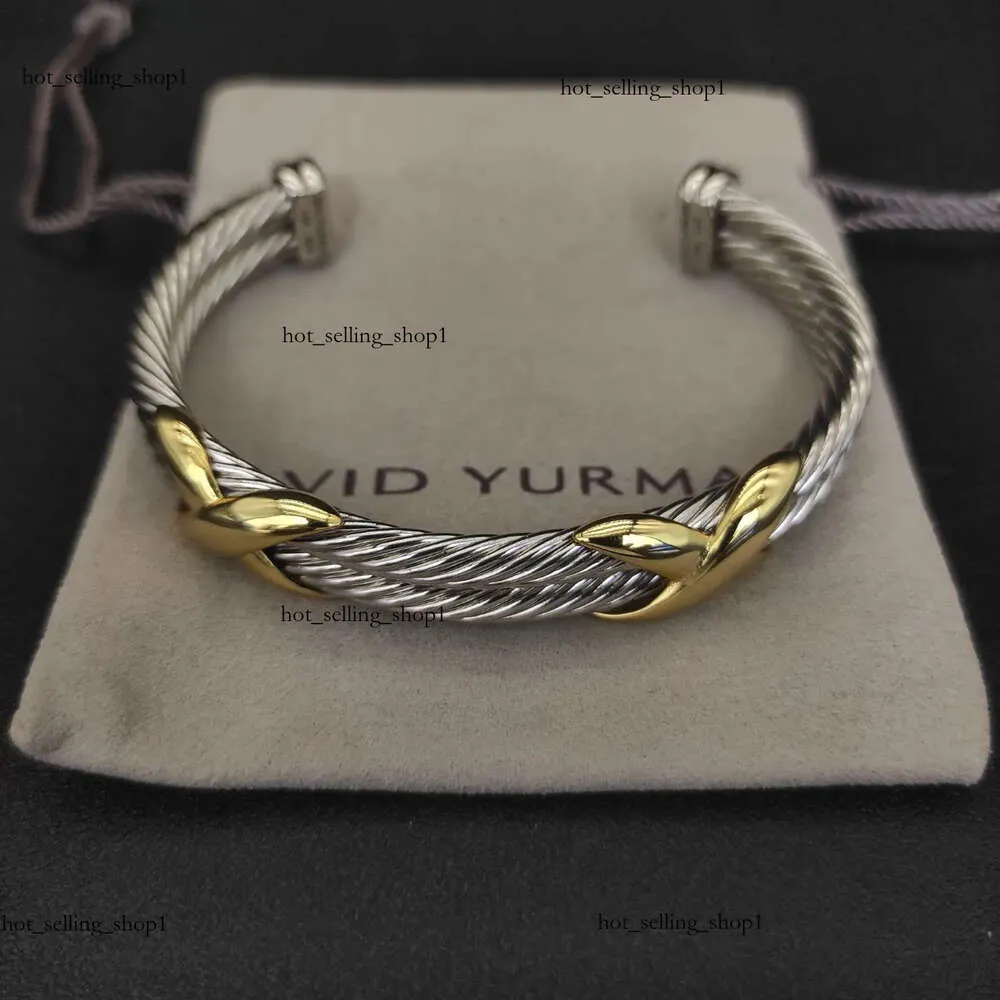David Yurma Armband DY Armband Designer Kabelarmband Mode-sieraden Voor Vrouwen Mannen Goud Zilver Parel Hoofd Kruis Bangle Armband Dy Sieraden Kerstmis 165