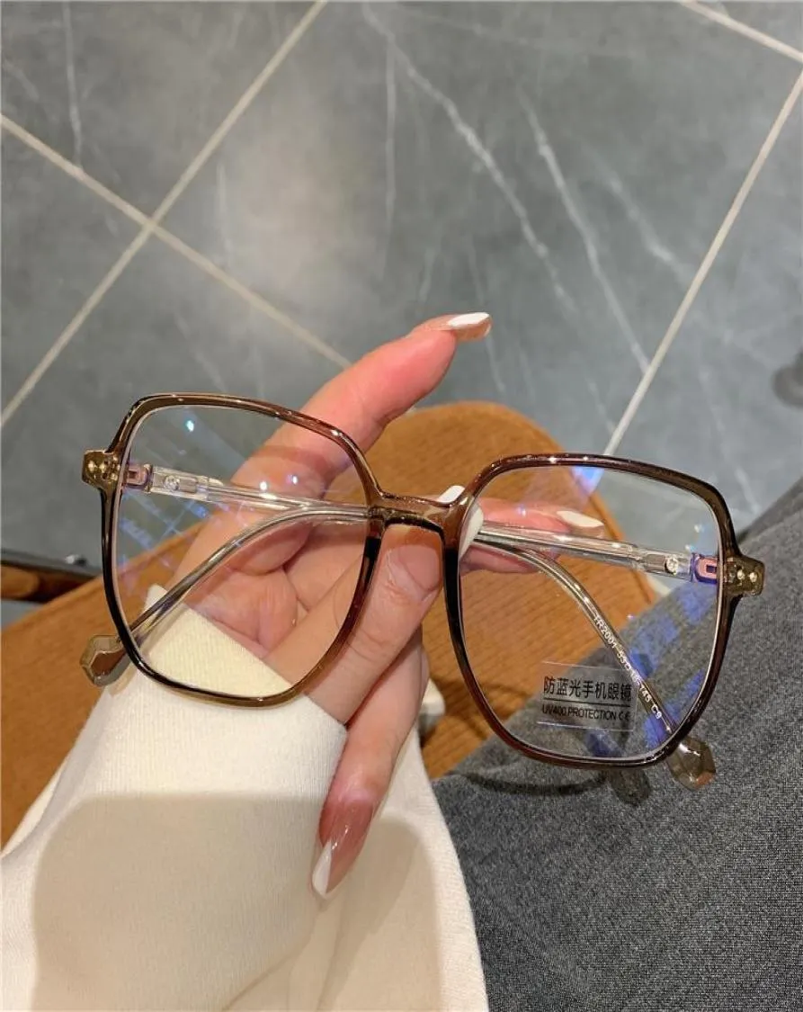 Sunglasses Square Blue Light Blocking Eyeglasses Women Retro Fashion Designer Bulk Whole Clear Glasses For Gamers Car Running 3529855