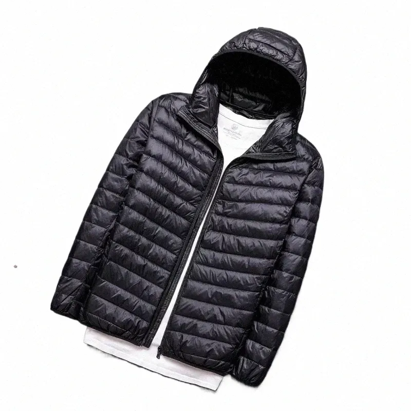 Erkekler Ultra Light Down Ceket 2023 Yeni Gelişler Bahar Kış Tüyü Ultralight paketlenebilir Klasik Klasik Puffer Coats Erkek Ceket Q9st#
