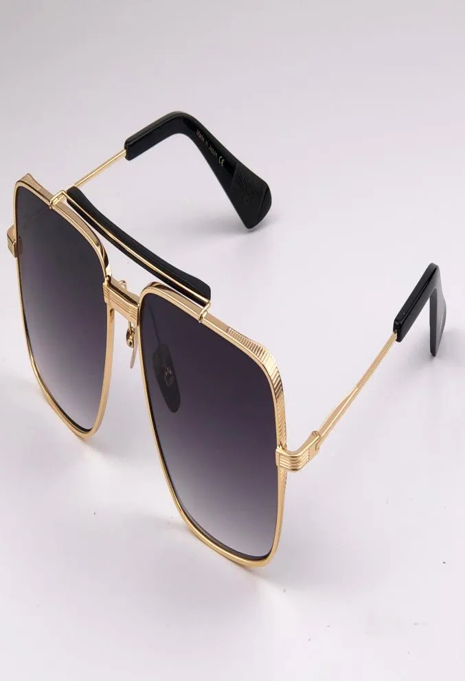 New popular sunglasses TYPE403 men design K gold retro square frame fashion avantgarde style top quality UV 400 lens outdoor eyew9536244