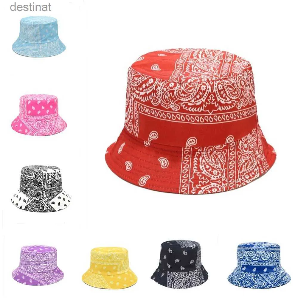 Chapeaux à bord large chapeau seau pour femmes paisley paisley chapeau seau bandana bandana panama homme homme extérieur sport