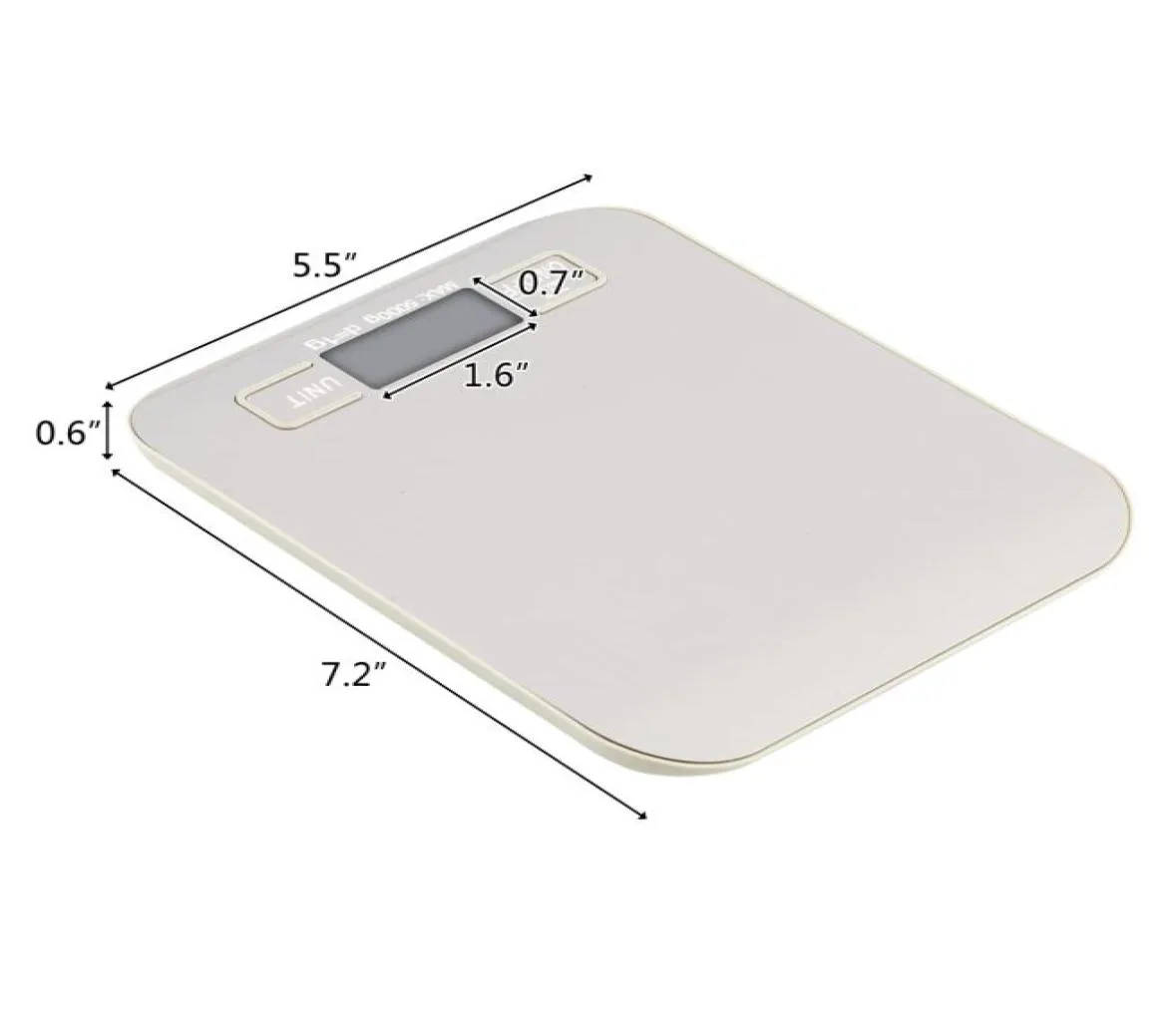 Andere Elektronik Wyn H318 5 kg1g Elektronische Küchenskala White3217214