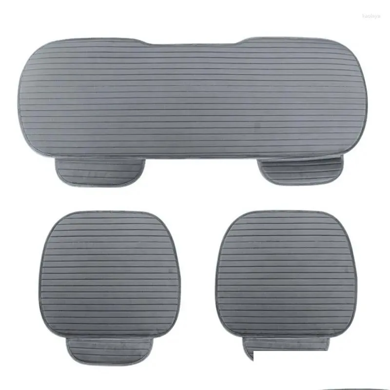 Housses de siège de voiture Ers Er Accessoires Composant Avant Arrière Hiver Chaud Coussin Respirant Protecteur Mat Pad Intérieur Drop Livraison Automo Otgzg