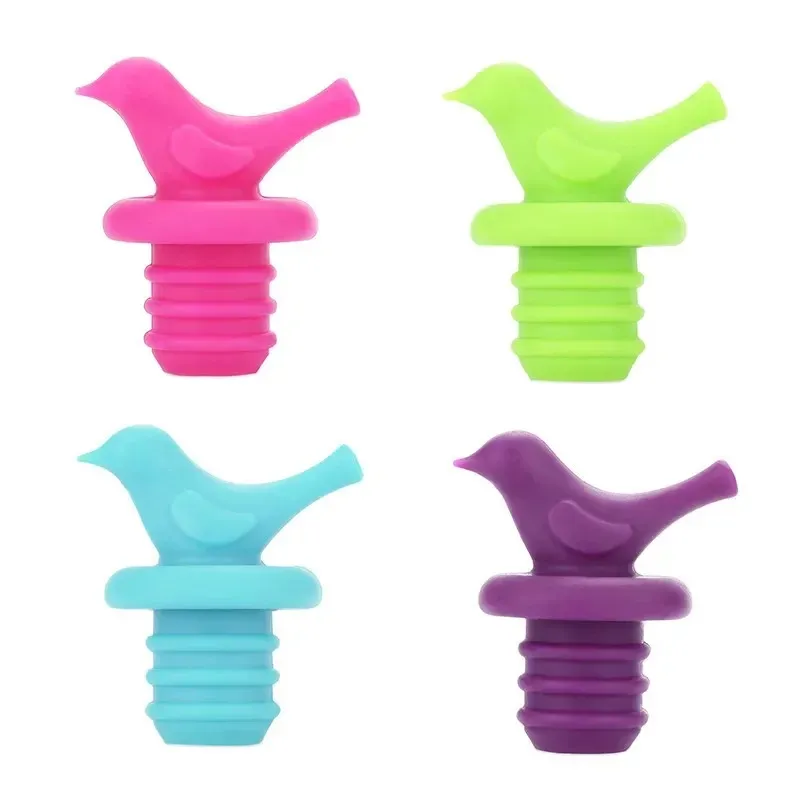 2024 Creative Silicone Bière Vin Bouchon De Liège Bouchon Bouchon De Bouteille Couvercle Assaisonnement Bouchon De Bouteille Barware Bar Cuisine Outils accessoires