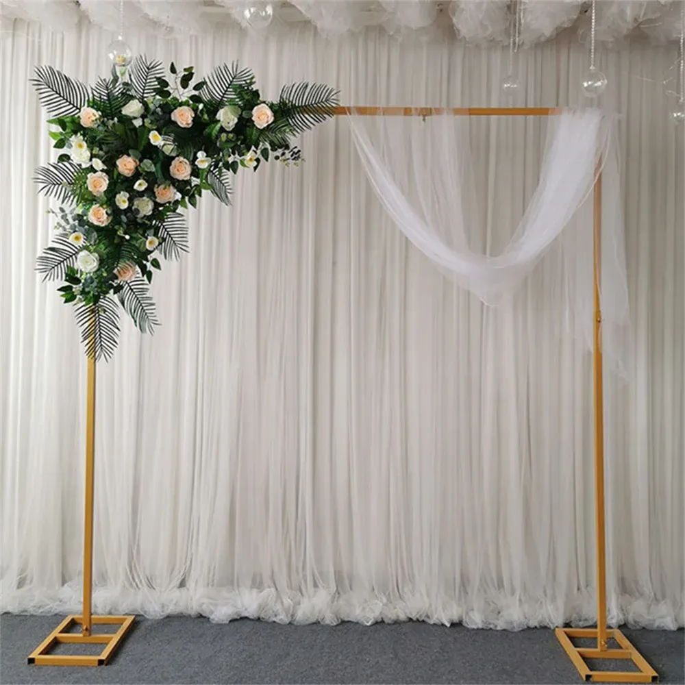 Decoration Square Lawn Wedding Arch Backdrop Flower Wall Stand Decoration Birthday Anniversary Party DIY Props Balloon Stand Baby Shower