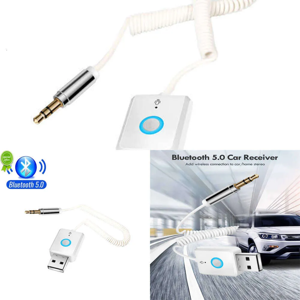 Update Bluetooth Ontvanger Zender Met USB Adapter 3.5Mm Jack Bluetooth Audio Ontvanger Voor Auto 5.0 Auto Accessoires Kit