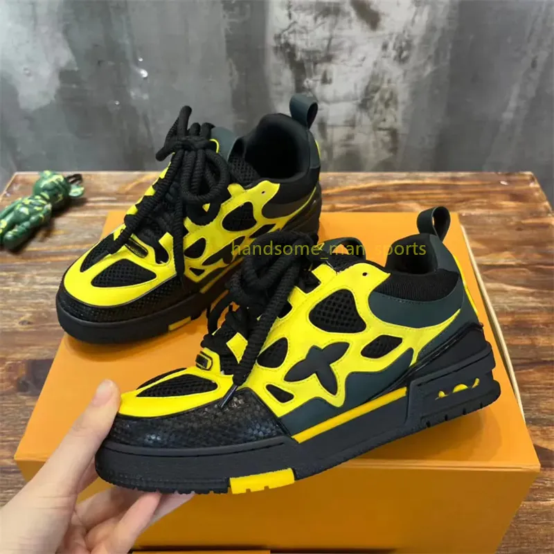 Skate Sneakers Designer أحذية عارضة أحذية الرجال نساء أزياء الأحذية شبكة شبك Abloh منصة فيرجيل ماكسي الدانتيل المركز الثاني المدرب أحذية في الهواء الطلق L8