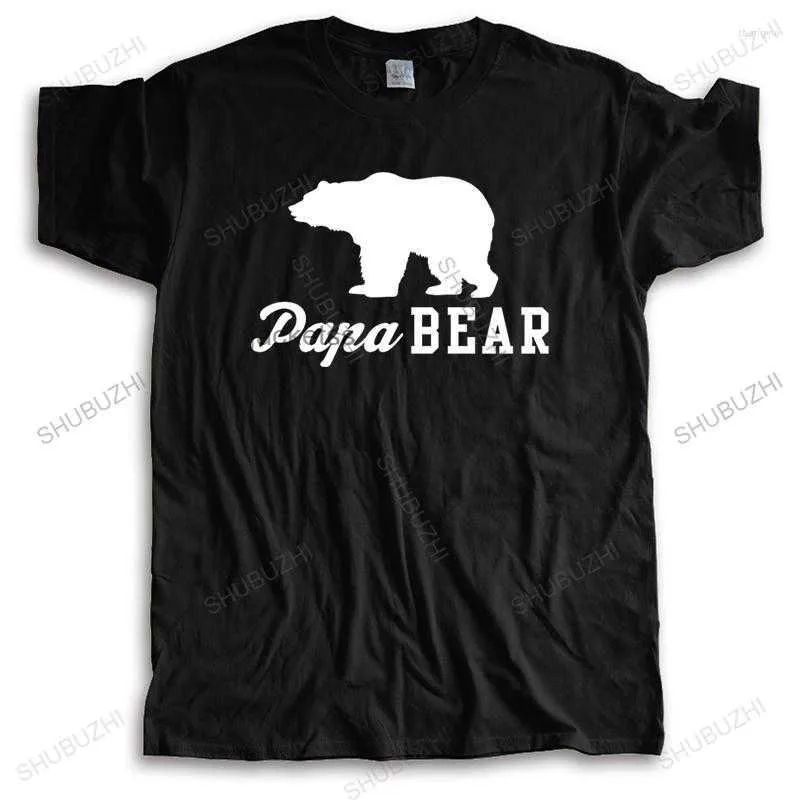 Camiseta masculina de luxo camisa papai urso engraçado camiseta pai avô presente de aniversário moda camiseta com provérbios