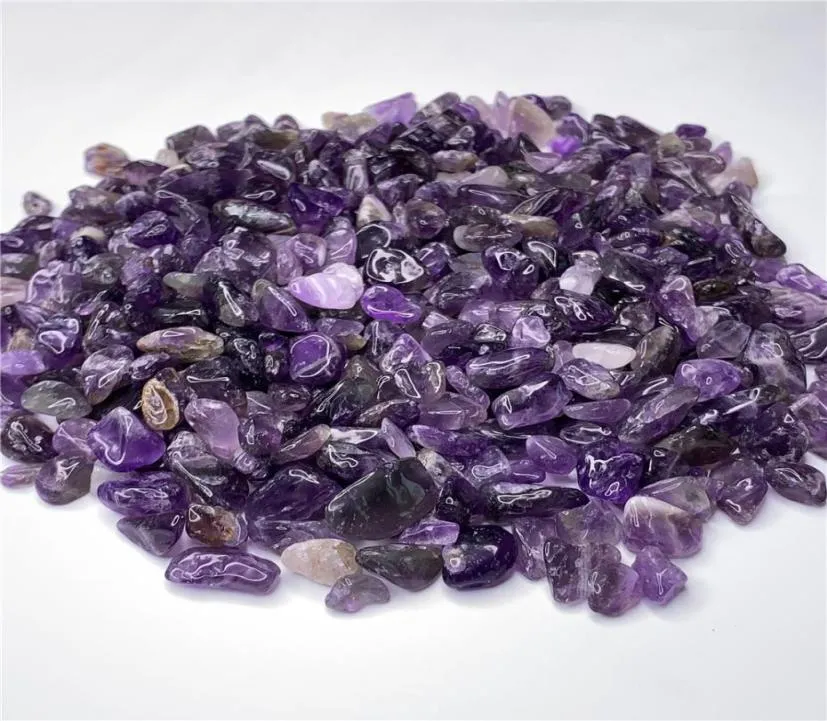 1 sachet de 100 g de pierre de quartz améthyste naturelle, cristal de roche, pierre roulée, taille irrégulière 79 mm5780321