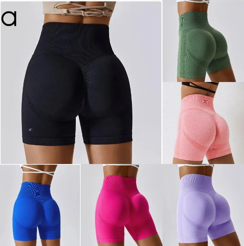 AL Women Short Concled Countipts Lady Supplies Yoga Ladies Pants Упражнения Fiess Wears Blun Leggings Align's Thread Shorts