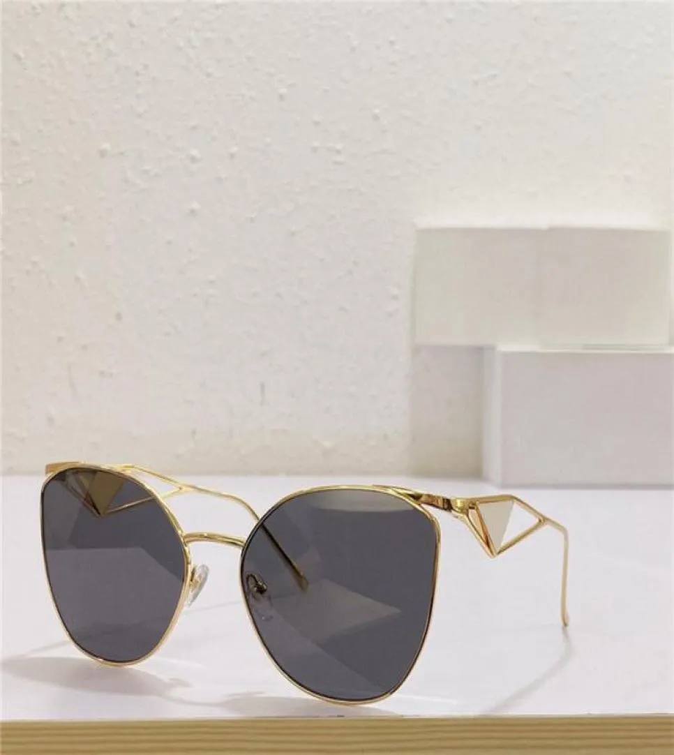 Nouvelles lunettes de soleil de design de mode 50Z Cat Eye Metal Forme haut de gamme Forme haut de gamme Simple et populaire Extérieur UV400 Lunettes de protection7925722