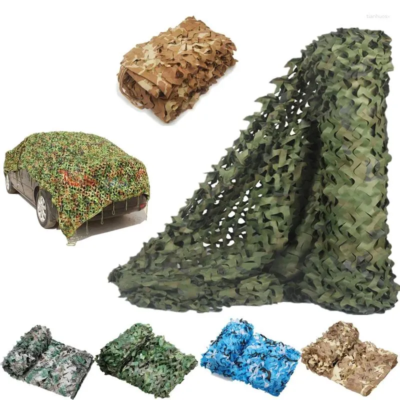 Tents And Shelters Camouflage Nets Military Army Training Tent Shade Outdoor Camping Hunting Shelter Hide Netting Car Covers Garden Bar