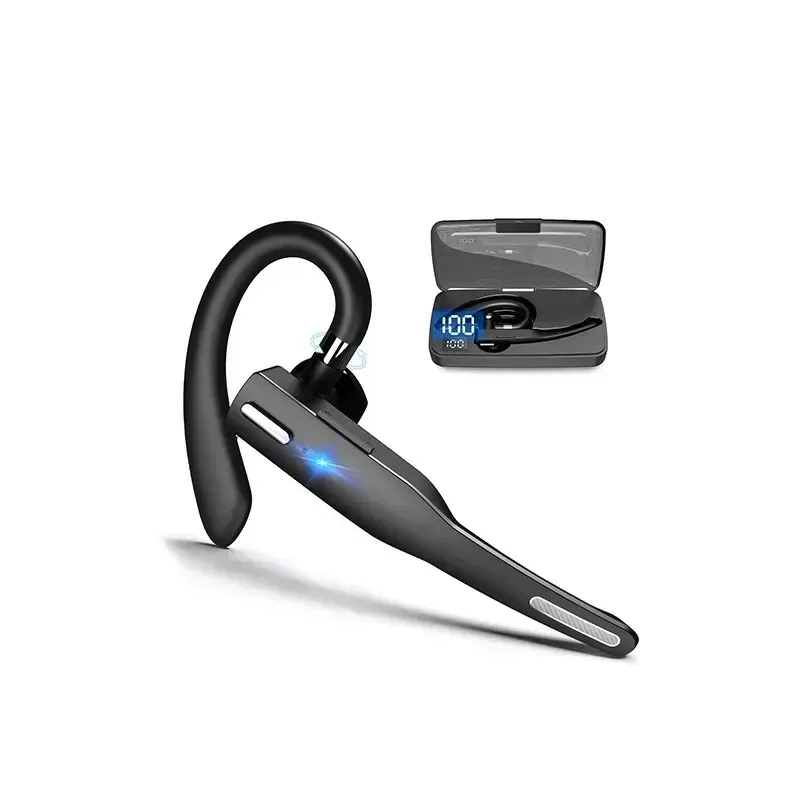 YYK525 Asma Kulak Kablosuz Bluetooth Kulaklık 5.1 Eller serbest ENC Çağrı Gürültü Azaltma Sürüş Tek kulak iş kulaklıkları