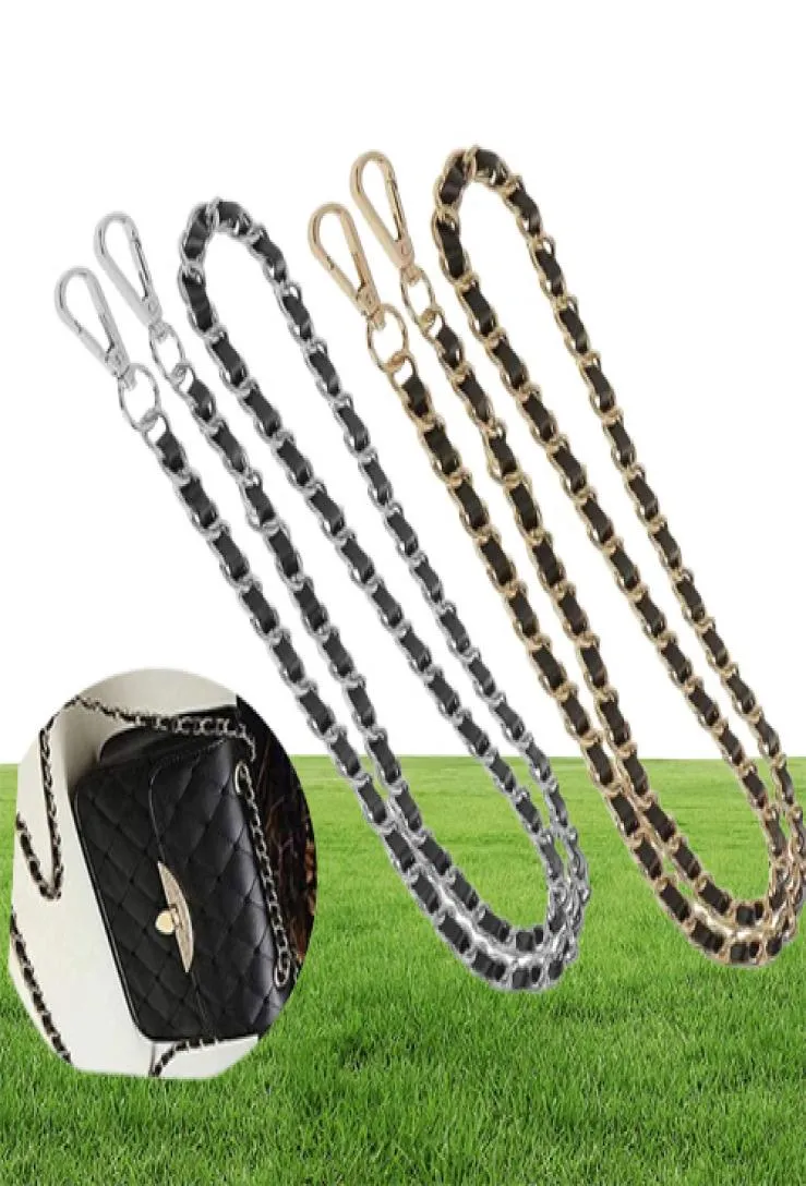 Synthetic Leather Metal Chain Replacement Interchangeable Shoulder Bag Strap Bag Accessories8294158