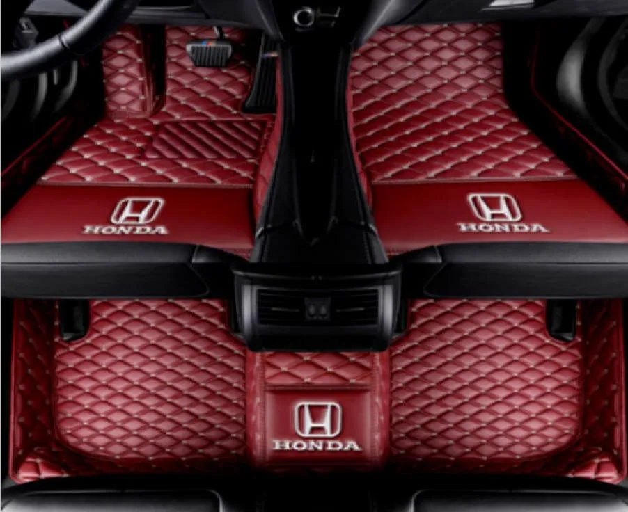 Dla dopasowania Honda Civic 4 drzwi 20052020 Luksusowa niestandardowa wodoodporna mata samochodowa Wodoodporna dywanami dywanów nie toksycznych i inodoro8382970