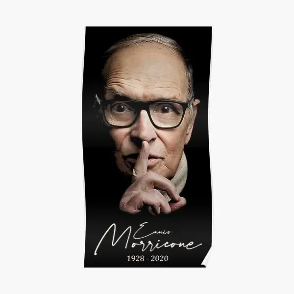 Kaligrafi Ennio Morricone Poster Odası Baskı Duvar Komik Resim Duvar Sanat Vintage Resim Dekoru Modern Ev Yok Çerçeve