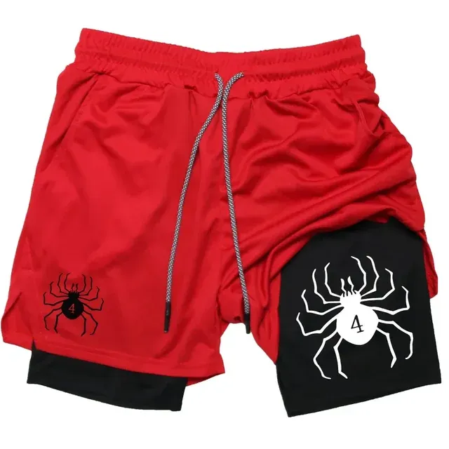 Anime Hunter x Hunter Gym Shorts pour hommes Breasses Spider Performance Shorts Summer Sports Fitn Workout Jogging Pants courts H4YF # 882