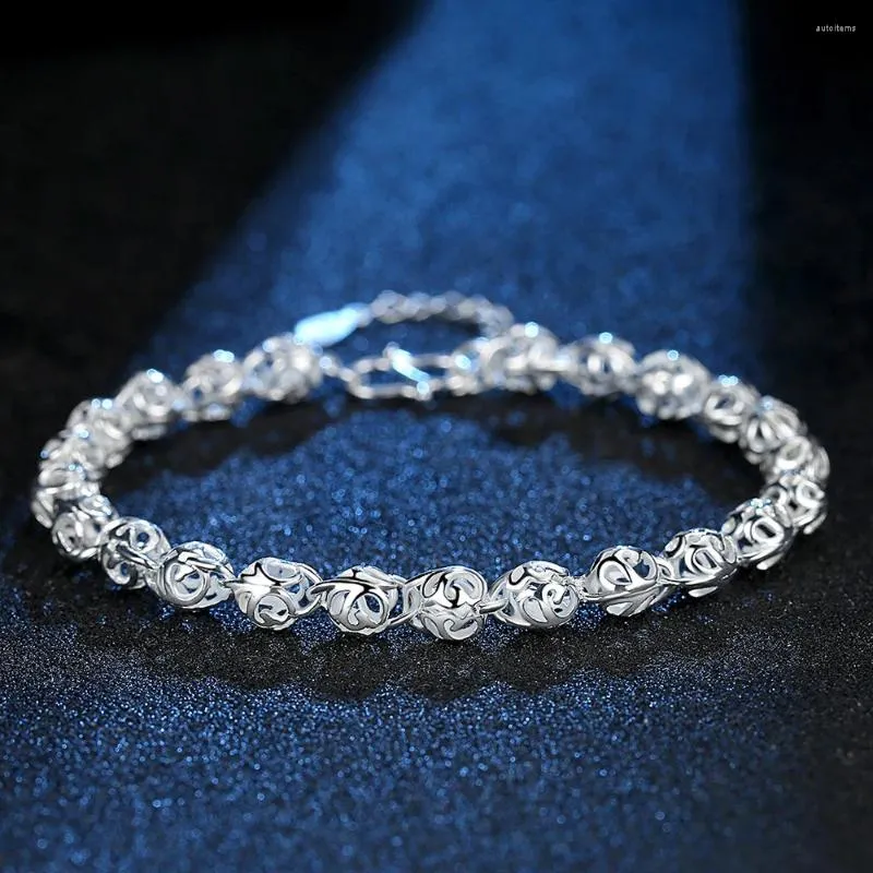 Bracelets à maillons en argent Sterling 925, chaînes de robinet de personnalité coréenne pour hommes et femmes, bijoux fins, cadeau de fête