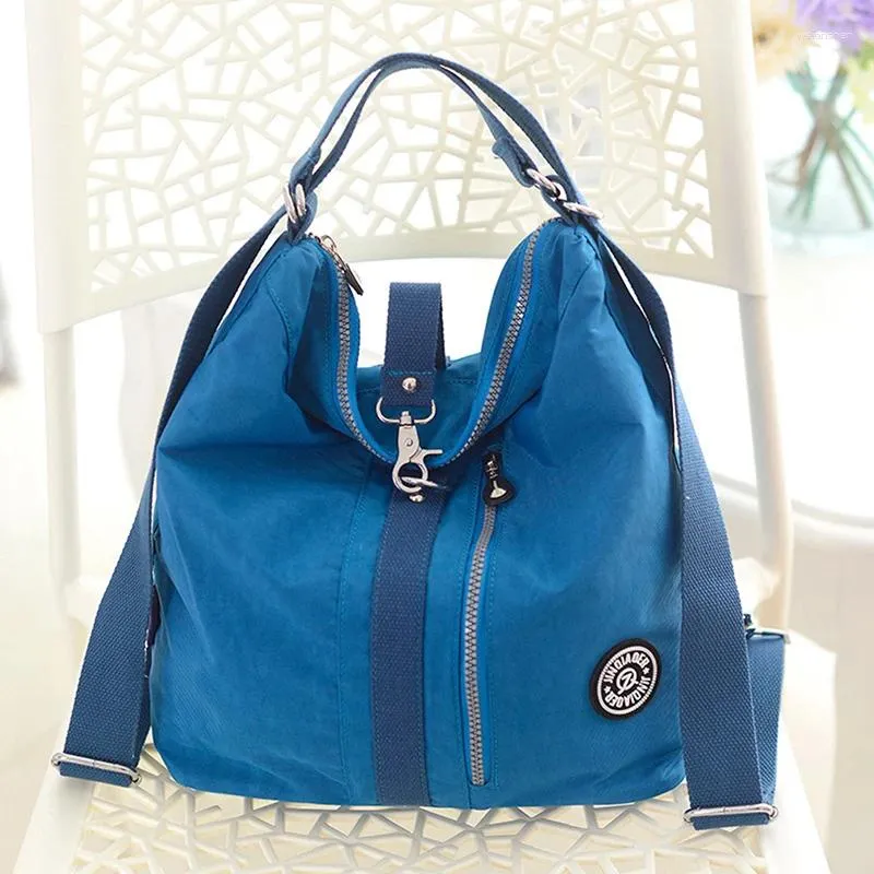 School Bags Style Bag Retro Casual Women Mochila For Student Mujer Backpack Nylon Daily Girls Sewing Zipper Waterproof