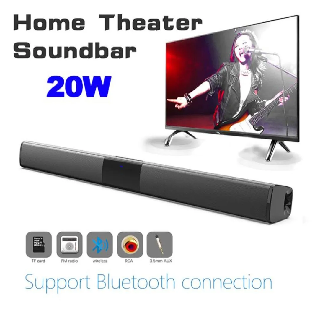 BS28B Bluetooth Speaker Soundbar Draagbare Zware Bas Draadloze Afstandsbediening Desktop Auto Speaker Home Theater met PC phone7541602