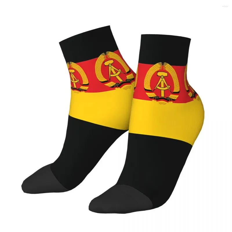 Herrensocken DDR-Flagge Knöchel männlich Herren Damen Sommerstrümpfe bedruckt