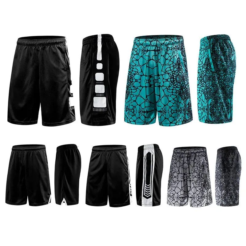 2024 sommer Herren Plus Größe Schnelltrocknende Basketball Shorts Gerade Hosen Fitness Sport 240322