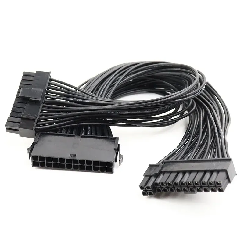 2024 24-pins voeding één-tot-twee verlengsnoer ATX Power Motherboard 24pin tot 24 pin/20pin moederbord 30 cm voor ATX Motherboard Power