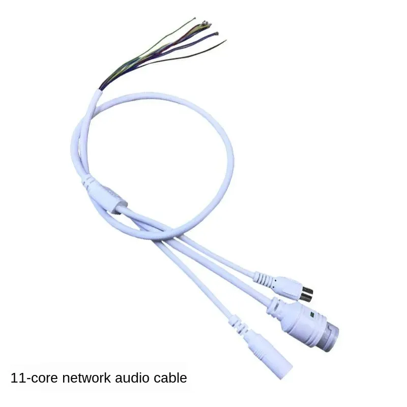 11-core 70 cm Network Audio Camera Kabel ogonowy kabel audio RJ45 plus zasilacz plus dźwięk o długości większej niż 120 znaków