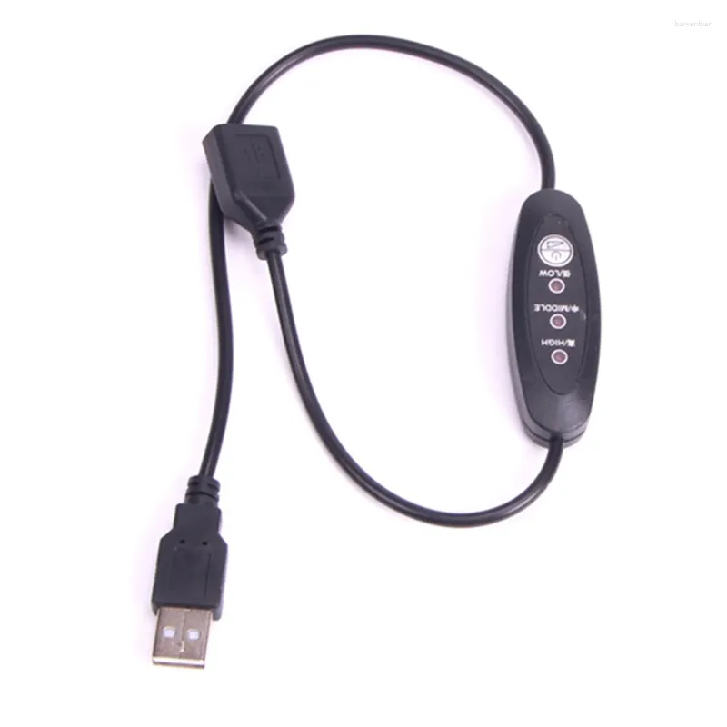 Łyżki USB 5V-12V kontroler temperatury termostat 3-biegowy regulowany 24 W