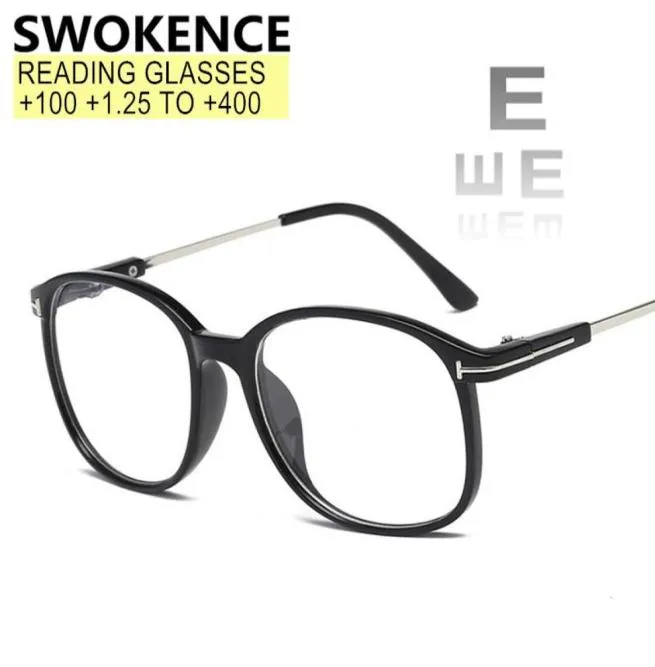 Occhiali da sole SWOKENCE 50 75 100 125 A 400 Occhiali da lettura Donna Uomo Alta qualità Prescrizione completa Ipermetropia Presbite Eyegla4050032