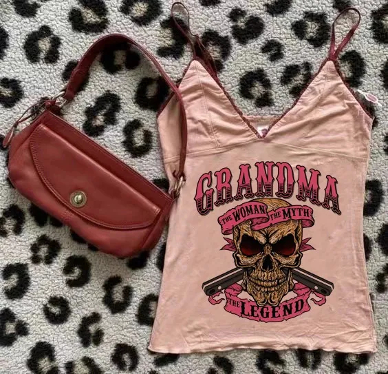 Y2k colheita topo t camisas crânio rosa kawaii femme roupas 2024 t magro punk sexy vintage gótico estilingue menina 90s camisa 240320