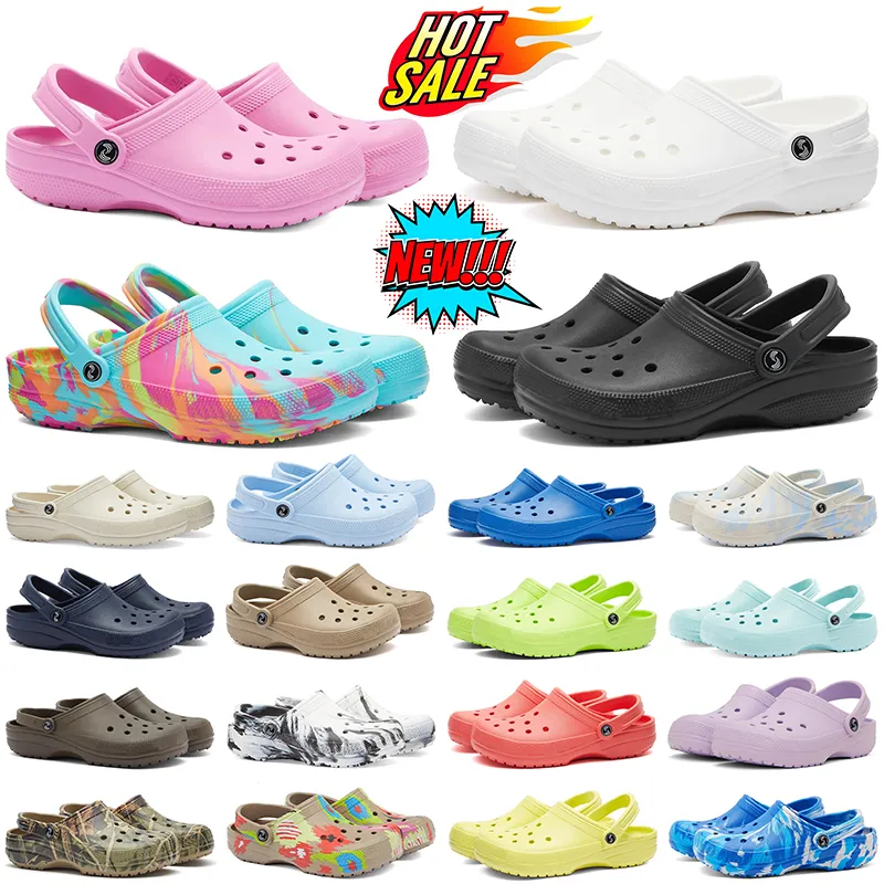 Croc Sandaler Famous Designer Women Men Kids Clog Slog Slides tofflor Clogs Beach Waterproof Shoes Buckle Outdoors Sneakers