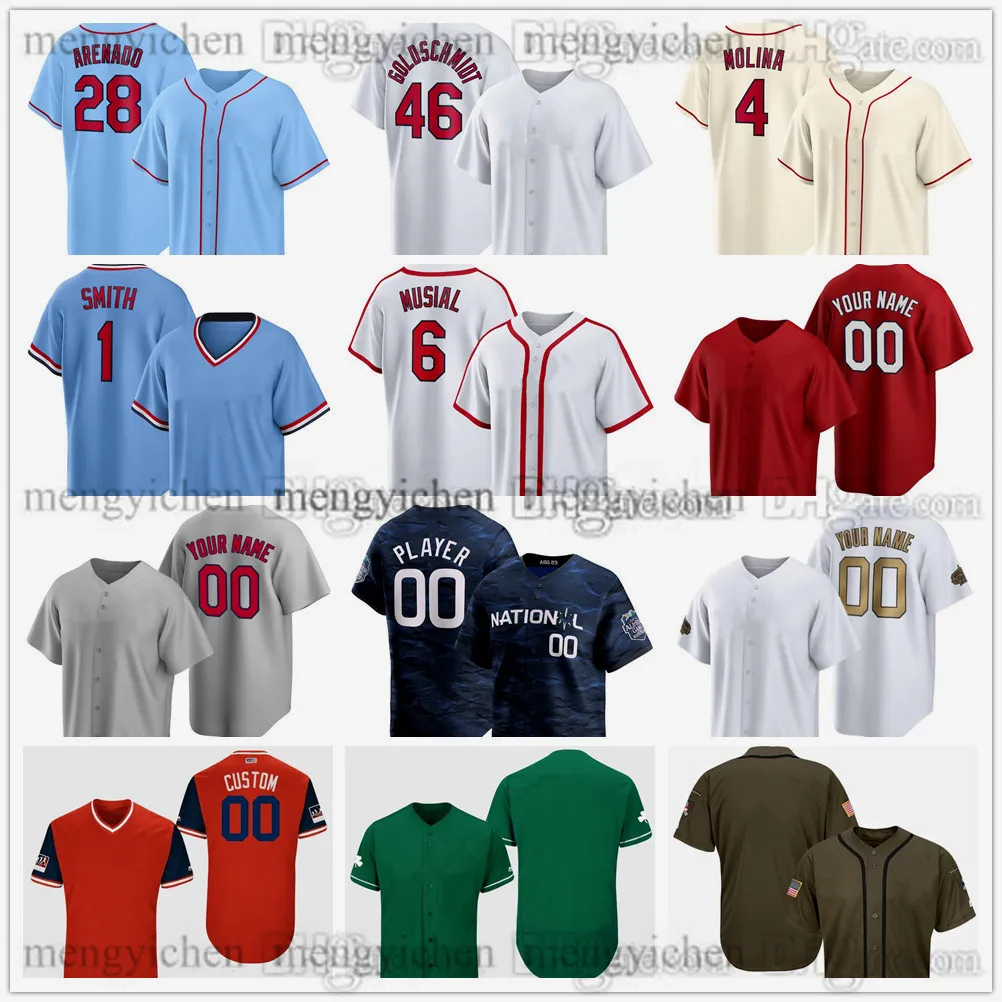 Maillot de baseball cousu 2024 Brandon 35 Crawford Sonny 54 Gray Ryan 64 Fernandez Giovanny 65 Gallegos Kyle 44 Gibson Ryan 56 Helsley John 47 King Andrew 27 Kittredge