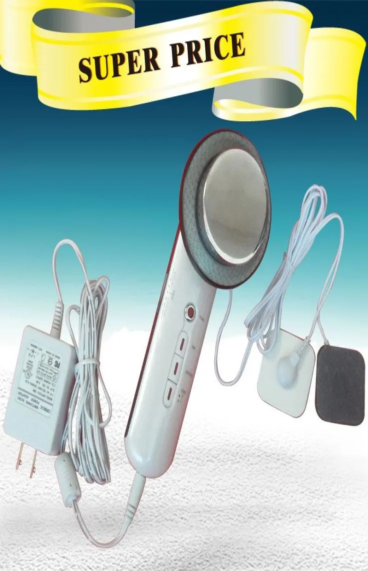 ハンドル3 in 1 Ultrasonic Facail Machine Micro Current Slimming Infrared Heating Beauty Machine1333982