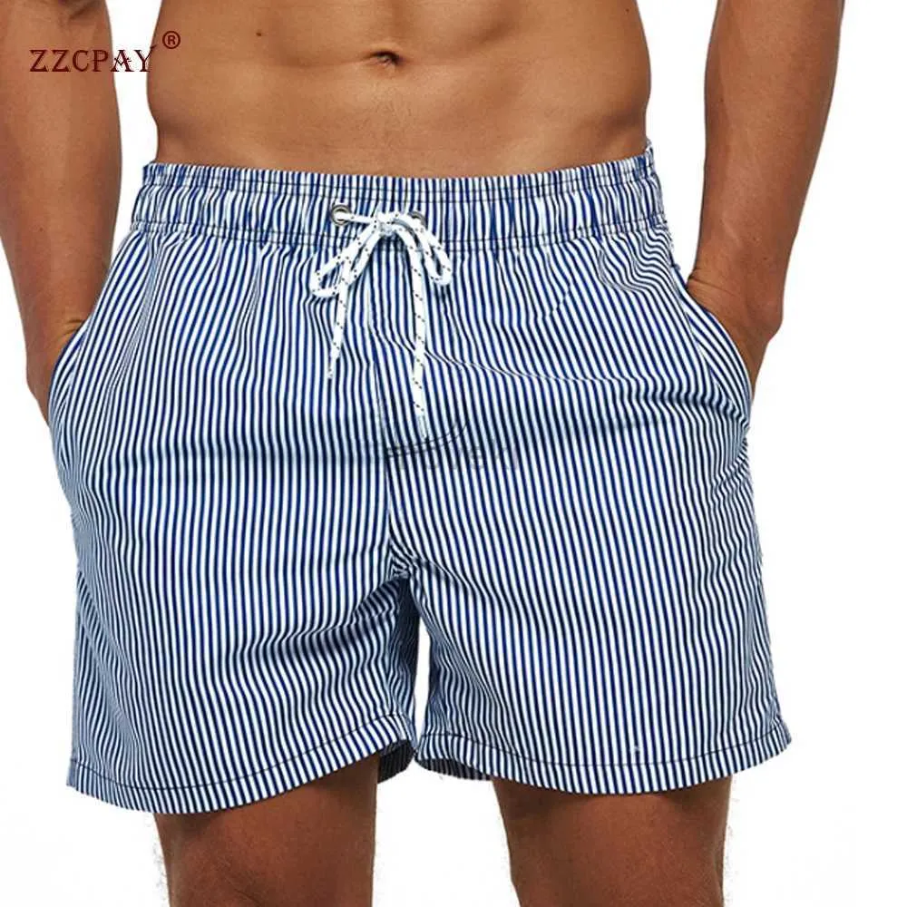 Shorts esportivos masculinos de verão, roupa de banho para praia, calções de natação, surf, secagem rápida, calças casuais masculinas, plus size 24327