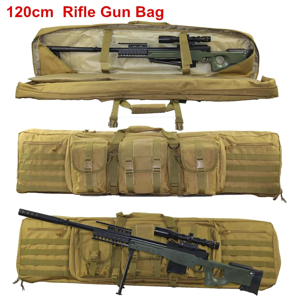 Bolsas de 120 cm Rifle Bolsa de pistola Táctica táctica de hombro Airsoft Rifle Bolsa de caza disparando Sniper Sniper Air Gun Mackpack