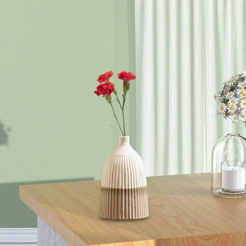Vaser keramisk vas växthållare blomma potten knoppbord mittpunkt modern planter