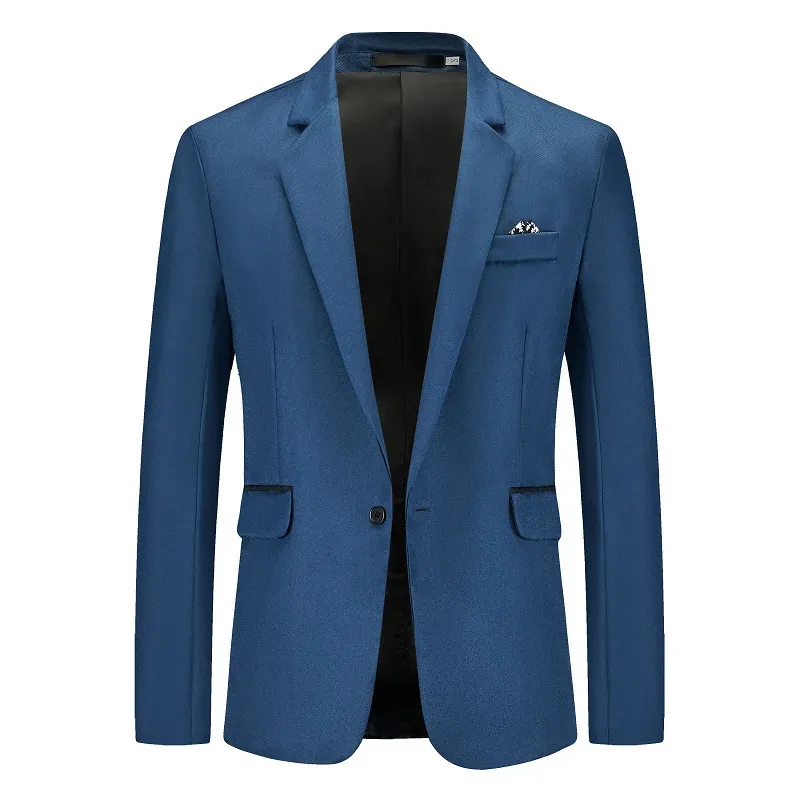 Automne Blazer hommes mode costume décontracté manteau hommes robe de mariée veste coupe décontractée robe de soirée formelle vêtements pour hommes 240313