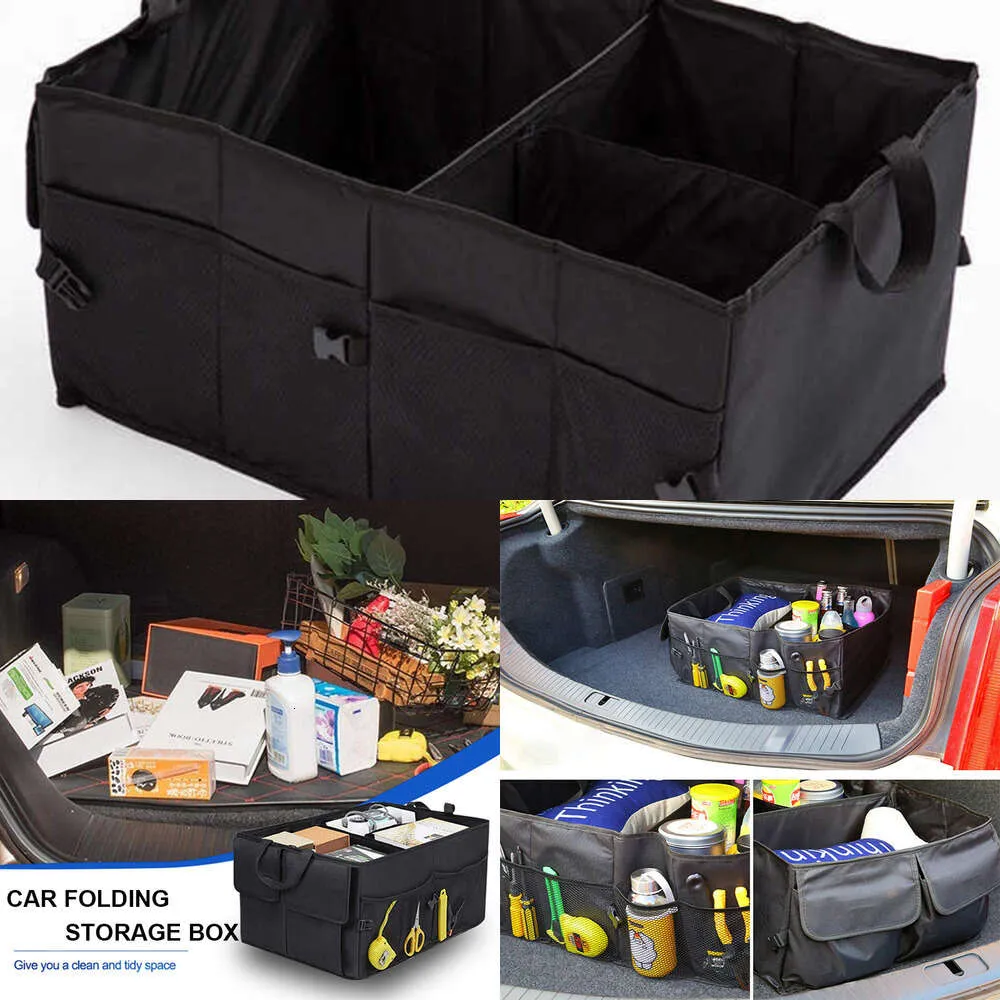 Organisateur de coffre de voiture, mise à jour, sac de rangement de fret pliable, Super solide, Durable, étanche, boîte à outils multi-usage pour camions automobiles SUV