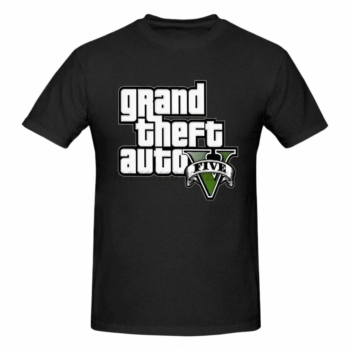 Grand Theft Auto GTA T Shirt Men Street LG med GTA 5 T-shirt Män berömda varumärken Tshirts i Cott Tees för par GTA5 F0L7#