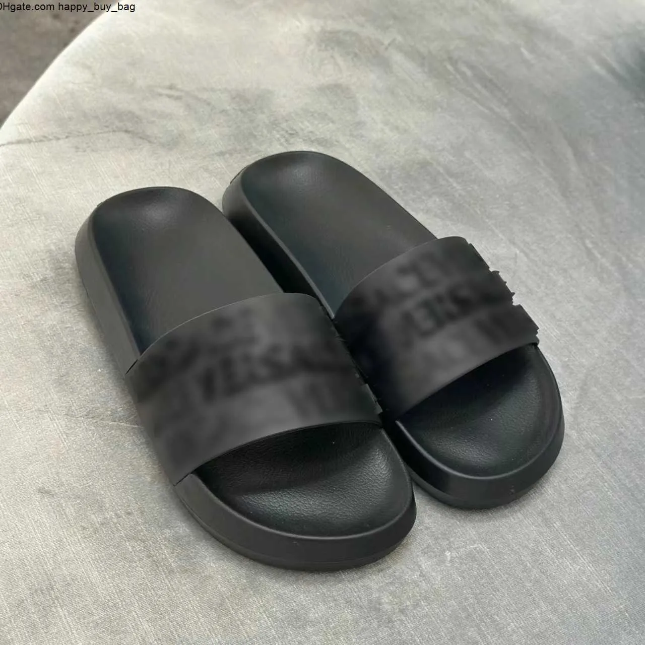 أفضل 10A جودة النعال رسالة شريحة مصممة فاخرة جديدة صندل Allover loafer Womans Quality Rubber Sandale Sandal